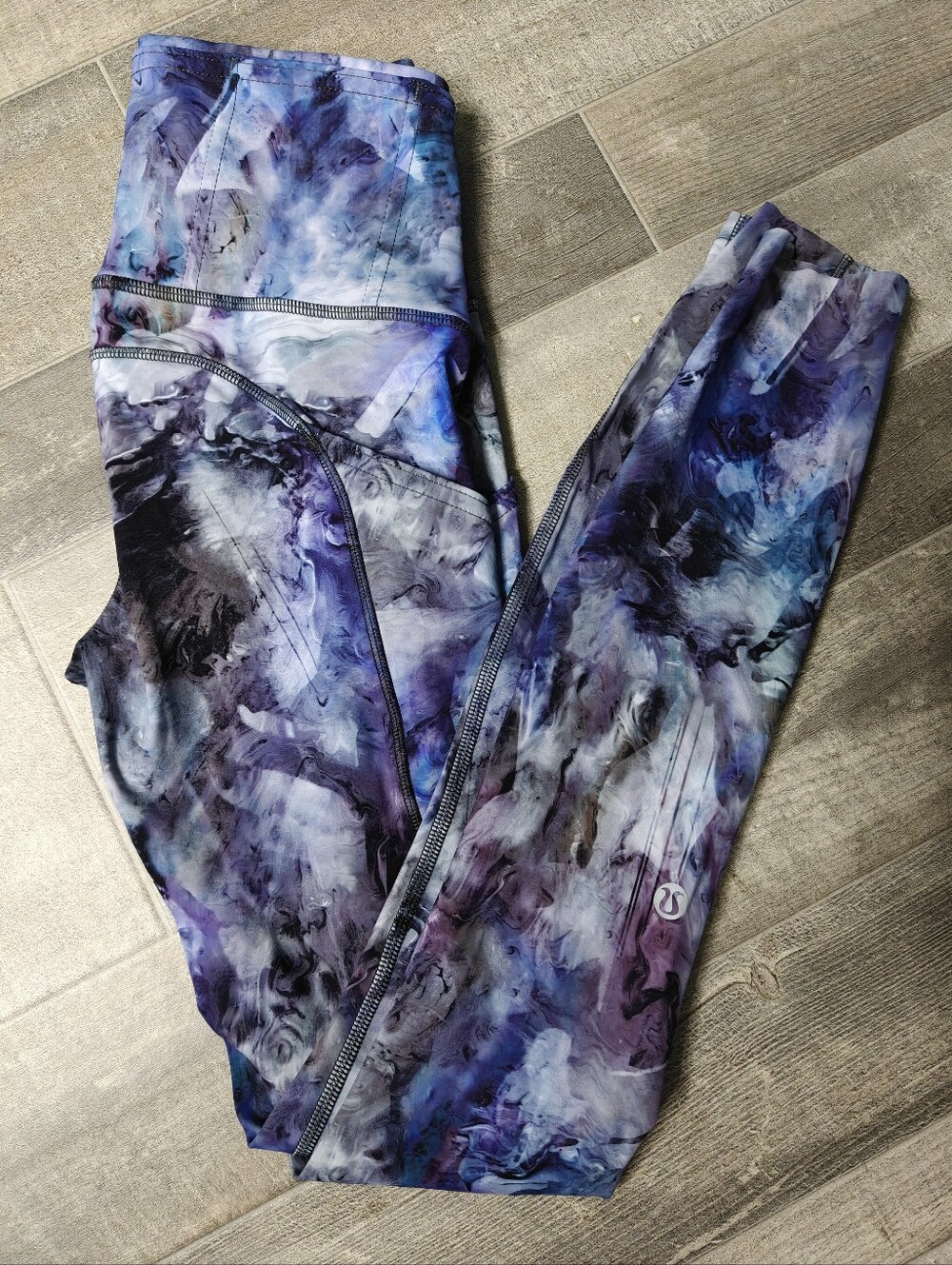 Lululemon Fast and Free High-Rise Leggings 25"Chromasphere Multi Nwot Size 0